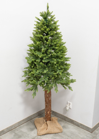 Sztuczna Choinka 170 cm na Pniu – 100% PE, Silikonowa, Jasnozielona