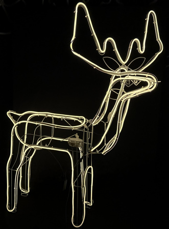 RENIFER NEON LED Z 8 PROGRAMAMI I PROGRAMATOREM – CIEPŁE BIAŁE ŚWIATŁO