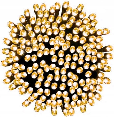 Lampki Choinkowe 300 LED – Ciepły Biały | 8 Trybów Świecenia z Programatorem