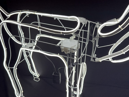 RENIFER NEON LED Z 8 PROGRAMAMI I PROGRAMATOREM – ZIMNE BIAŁE ŚWIATŁO