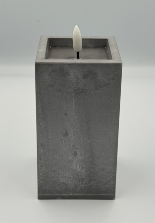 Świeczka betonopodobna LED 15 cm