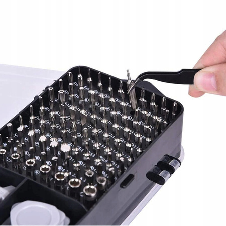 ZESTAW PRECYZYJNYCH ŚRUBOKRĘTÓW NARZĘDZI WKRĘTAKI BITY KOŃCÓWKI TORX 115w1