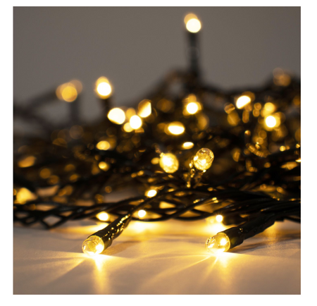 LAMPKI LED 1000L CIEPŁY BIAŁY + ZIMNY FLASH, DŁ. 3 + 50 M WEWN/ZEWN