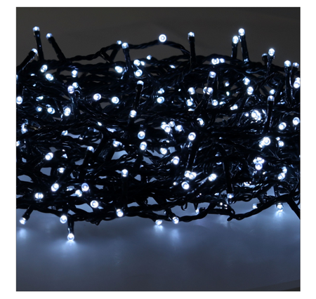 LAMPKI LED 1000L ZIMNY BIAŁY + ZIMNY FLASH, DŁ. 3 + 50 M WEWN/ZEWN