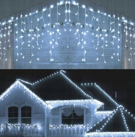 SOPLE 500 LED – Kurtyna Zimny Biały + FLASH | 25 m | IP44