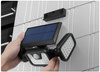 LAMPA SOLARNA LED CZUJNIK RUCHU ZMIERZCHU 3 PUNKTY ŚWIETLNE 86 LED