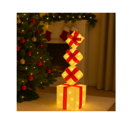 ŚWIĄTECZNA OZDOBA - PREZENTY LED 100 CM 70 L
