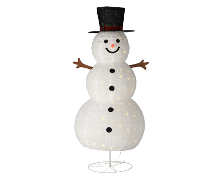 ŚWIĄTECZNA OZDOBA - BAŁWAN LED 1,8 M 200L CIEPŁY BIAŁY WEWN/ZEWN