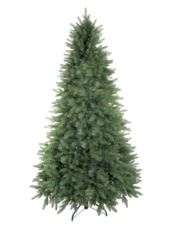 CHOINKA PREMIUM SZTUCZNA GĘSTA ZIELONA 220 cm FULL PE 100% SILIKONOWA