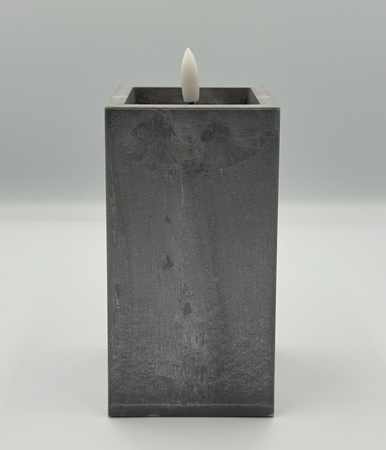 Świeczka betonopodobna LED 15 cm