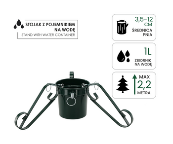 STOJAK CHOINKOWY TRADYCYJNY 3,5-12 CM
