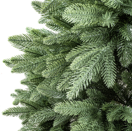 CHOINKA PREMIUM SZTUCZNA GĘSTA ZIELONA 220 cm FULL PE 100% SILIKONOWA