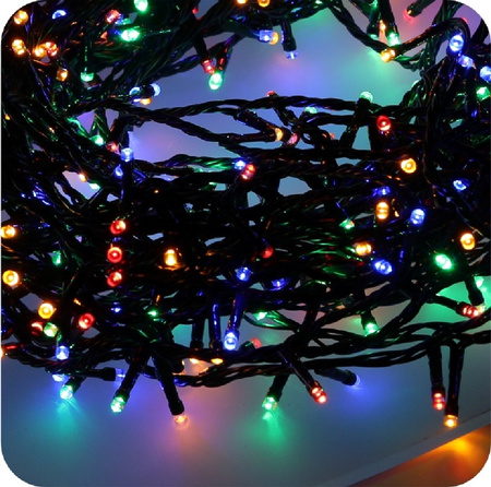 LAMPKI LED 300L MULTIKOLOR DŁ. 3 + 15 M WEWN/ZEWN