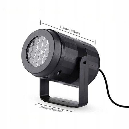 Projektor Świąteczny Laserowy LED – Star Shower Płatki Śniegu