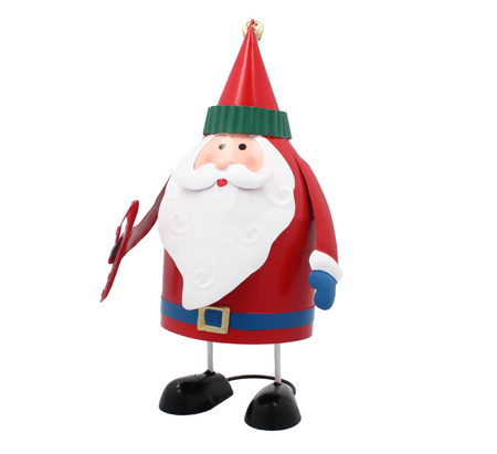 OZDOBA BOŻONAR. - METALOWY MIKOŁAJ 13,5 x 12 x 21 CM