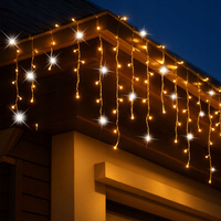 SOPLE 500 LED – Kurtyna Ciepły Biały + FLASH | 25 m | IP44