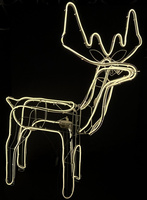 RENIFER NEON LED Z 8 PROGRAMAMI I PROGRAMATOREM – CIEPŁE BIAŁE ŚWIATŁO